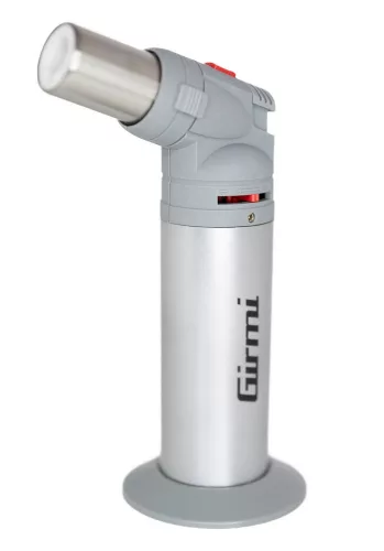 Girmi AG55 zsebsárkány kétféle láng, állítható hőfok, biztonsági zár, butángázzal újratölthető, Ezüst színben (AG5502-01)