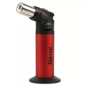   Girmi AG55 zsebsárkány kétféle láng, állítható hőfok, biztonsági zár, butángázzal újratölthető, piros színben (AG5502)