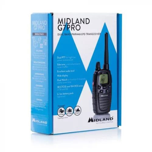 Midland G7 Pro Single adóvevő rádió PMR (ALA-158-999)