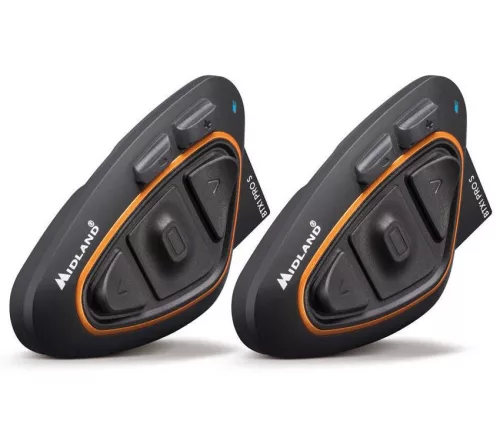 Midland BTX1 PRO S-LR Twin vezeték nélküli motoros intercom (ALA-294-999)