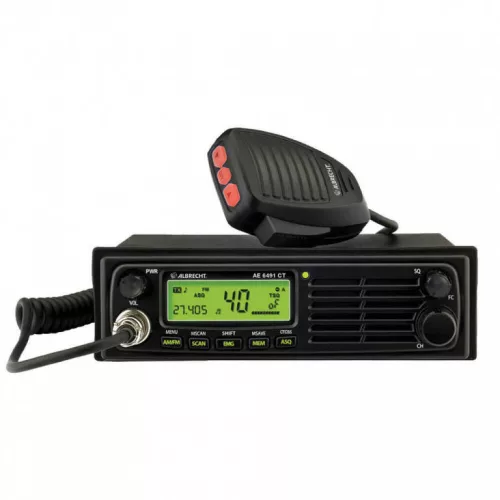 Albrecht AE 6491 VOX CTCSS AM/FM 12/24V CB rádió (ALA-423-999)