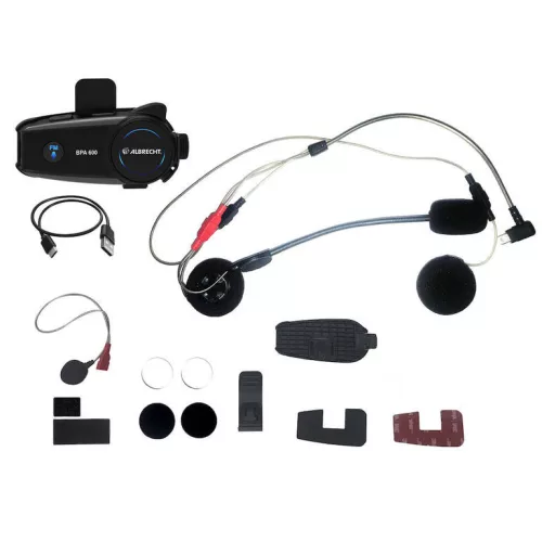 Albrecht BPA600 Bluetooth motoros fejhallgató (ALA-500-999)