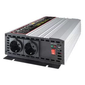   Albrecht INV 1200W/12V inverter két 230V kimenettel (ALA-562-999)