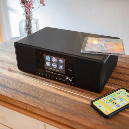 Albrecht DR 895 internet /FM /CD /BT rádió (fekete) (ALA-569-999)