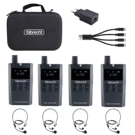   Albrecht 4 db-os Albrecht Multicom 2 idegenvezető rádió szett (ALA-585-999)