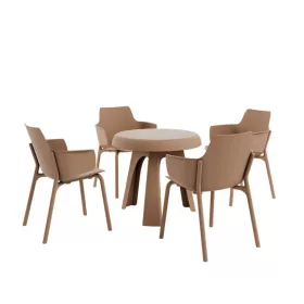   Delusso Ambrogio & Babila 5 részes szett - Mocha Brown, AMBROGIO-5-S-96271