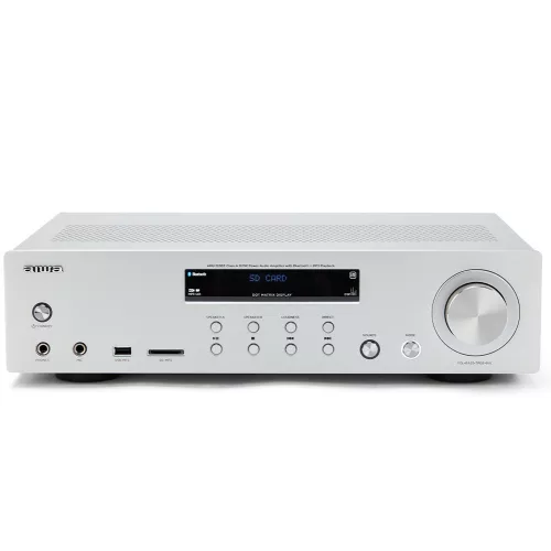 Aiwa AMU-120BTSR Sztereó integrált erősítő USB, SD bemenettel, Bluetooth funkcióval