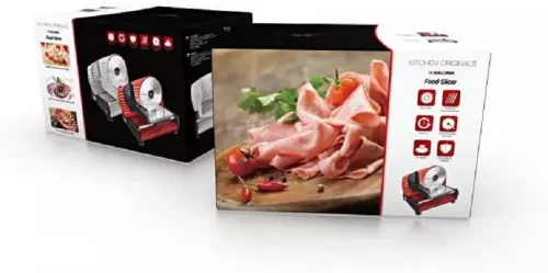 KALORIK AS1003 Szeletelőgép, inox 150W, dupla körkés