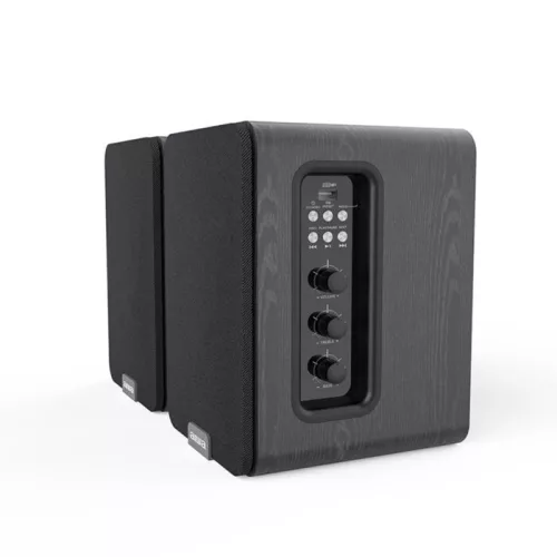 Aiwa ASP-A200BK Prémium aktív hangfal a zene szerelmeseinek és házimozi rajongóknak, fekete színben