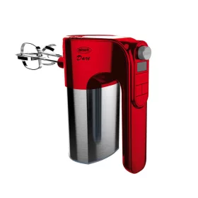 Bravo B-1541RD kézi mixer, BLDC motor, 450W, piros-inox