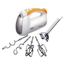   Bravo Kyle B-4818 Kézi mixer fehér, fém botmixer feltét, 400W