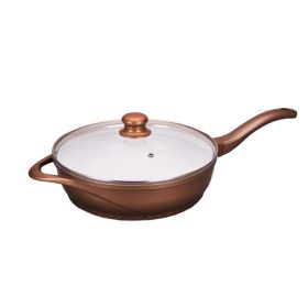   Bravo B-5081 Párolóserpenyő + fedő 24 cm, kerámia felületű serpenyő indukciós