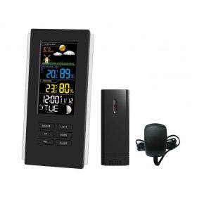   Bravo B-5153 Vezeték nélküli Színes kijelzővel Időjárás állomás, kültéri szenzorral