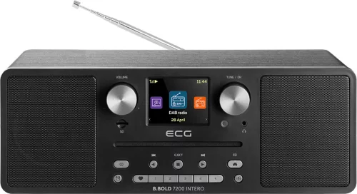 ECG B.BOLD 7200 Intero Black Internetes / DAB + / FM rádió CD-vel