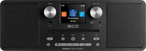ECG B.BOLD 7200 Intero Black Internetes / DAB + / FM rádió CD-vel