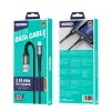 Jellico B10 USB-C kábel 3,1A 1 m, fekete 