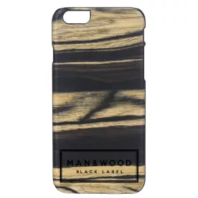 MAN AND WOOD B1710B iPhone 6/6S Fa Védőtok, Label