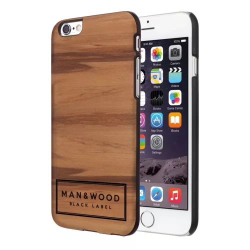 MAN AND WOOD B1710B iPhone 6/6S Fa Védőtok, Label