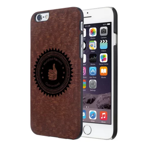 MAN AND WOOD B1722B iPhone 6/6S White Ebony Fa Védőtok, Thumb
