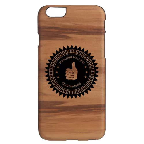MAN AND WOOD B1722B iPhone 6/6S White Ebony Fa Védőtok, Thumb