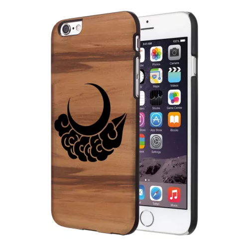 MAN AND WOOD B1731B iPhone 6/6S Fa Védőtok, Moon