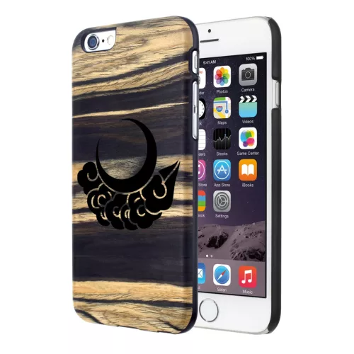 MAN AND WOOD B1731B iPhone 6/6S Fa Védőtok, Moon