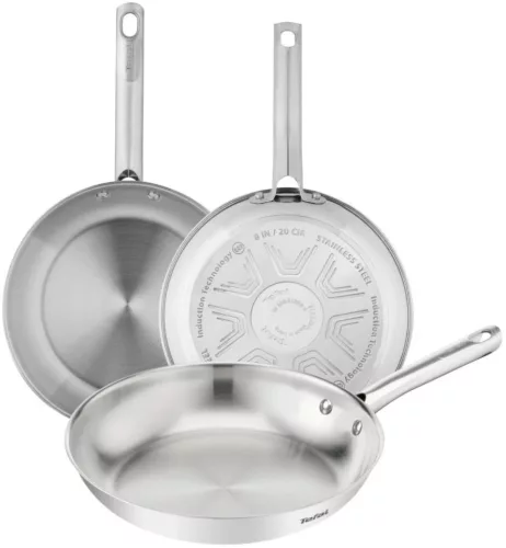 Tefal B866S334 Duetto On serpenyő szett, 20, 24 és 28 cm