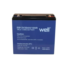   Well akkumulátor 12V 20Ah zselés elektromos kerékpárokhoz (BAT-LEADEB12V20AH-WL)