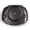 Aiwa BBTC-550BK Hordozható Retro Stílusú Kazetta, CD, MP3, USB, Bluetooth rádió fekete színben