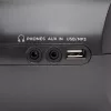 Aiwa BBTC-550BK Hordozható Retro Stílusú Kazetta, CD, MP3, USB, Bluetooth rádió fekete színben