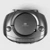 Aiwa BBTC-550MG Hordozható Retro Stílusú Kazetta, CD, MP3, USB, Bluetooth rádió, ezüstszürke színben
