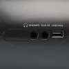 Aiwa BBTC-550MG Hordozható Retro Stílusú Kazetta, CD, MP3, USB, Bluetooth rádió, ezüstszürke színben