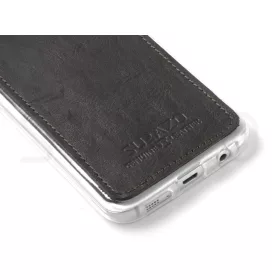   SURAZO BCL000007 iPhone 6 Szilikon Védőtok, Nubuk Bőr Borítással, Fekete 1213967
