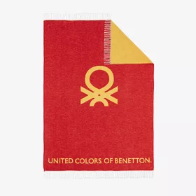   Benetton BE-0485 takaró pléd, 140x190 cm 60%pamut, 40% akril,
