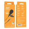 Borofone BFK11 Lavalier vezetékes mikrofon 3.5 jack, 2 m