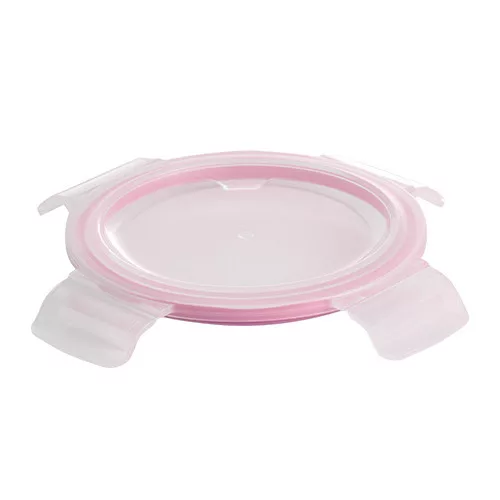 Bergner BG-25027-RD 400ml boroszilikát üveg ételtároló