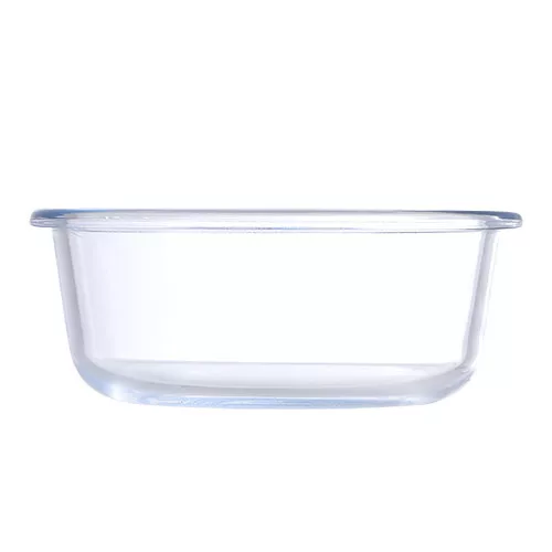 Bergner BG-25027-RD 400ml boroszilikát üveg ételtároló