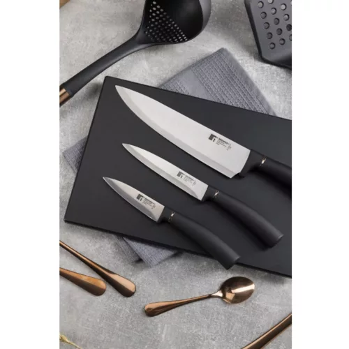 BERGNER BG-39862-CP 3 részes rozsdamentes acél kés szett