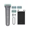 Philips BG3485/15 testszőrtelenítő és trimmer, hipoallergén fém szűrővel, 80 perc akkumulátor-élettartam, 2 kétirányú fésű, USB-töltőkábel