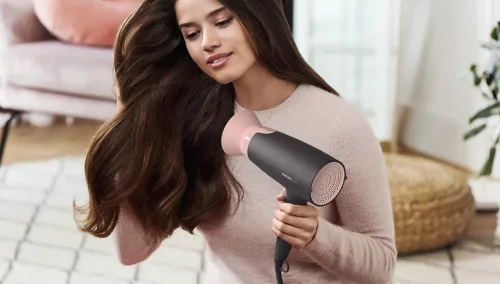 Philips BHD350/10 3000 Series Hajszárító fekete/rózsaszín, 2100W