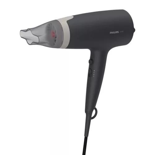 PHILIPS BHD351/10 Hajszárító ThermoProtect tartozékkal fekete-szürke, 2100W