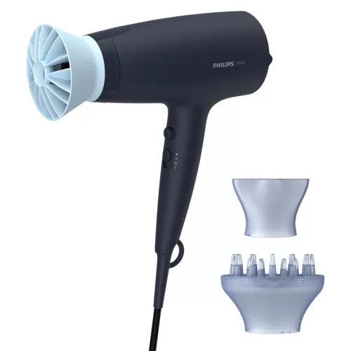 PHILIPS BHD360/20 Hajszárító ThermoProtect tartozékkal fekete, 2100W