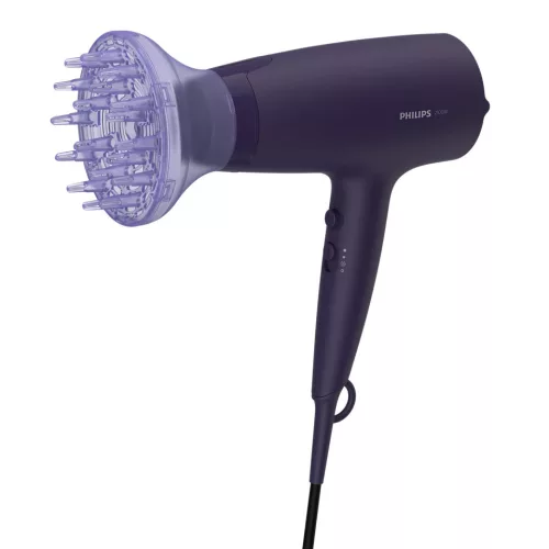 PHILIPS BHD360/20 Hajszárító ThermoProtect tartozékkal fekete, 2100W