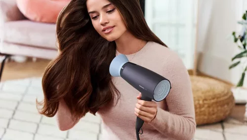 PHILIPS BHD360/20 Hajszárító ThermoProtect tartozékkal fekete, 2100W