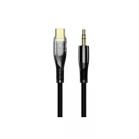 Jellico BM21B Audio Jack 3,5mm-USB-C kábel, 1,2m, fekete