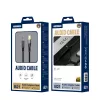 Jellico BM21B Audio Jack 3,5mm-USB-C kábel, 1,2m, fekete