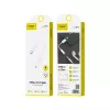 Foneng BM21 3.5mm jack - USB-C audio kábel, 0,1m (fehér)