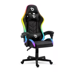   BeMaDa BMD1115BK RGB LED-es gamer szék - karfával, párnával - fekete