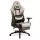 BeMaDa BMD1118B Gamer szék párnával - szürke/fekete/piros- 84 x 52 / 48 x 50 cm