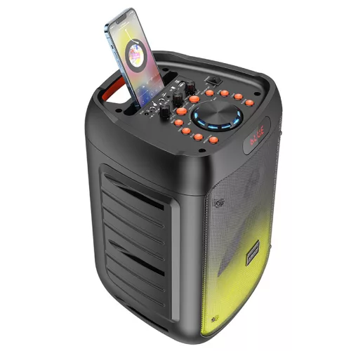 Borofone Bluetooth Party Hangszóró mikrofonnal, 20W BT5.0 , BP10 (fekete)